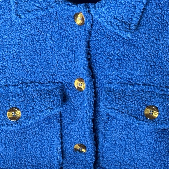 PRETTYGARDEN Womens Fall Clothes Sherpa Shacket Jacket Fuzzy - Picture 5 of 8